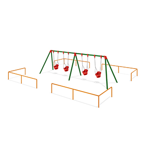 ブランコ（幼児用/4連）