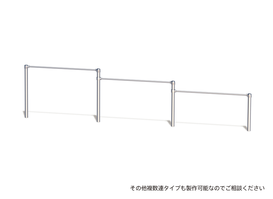 3連低鉄棒（オールステンレス）