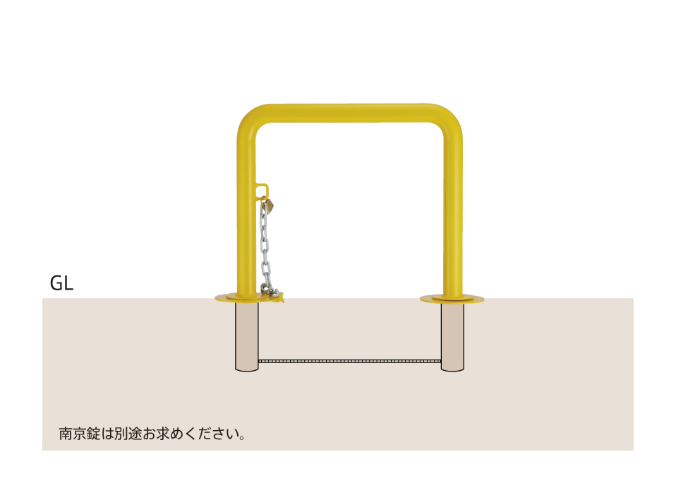車止め（可動式）（大阪市型）